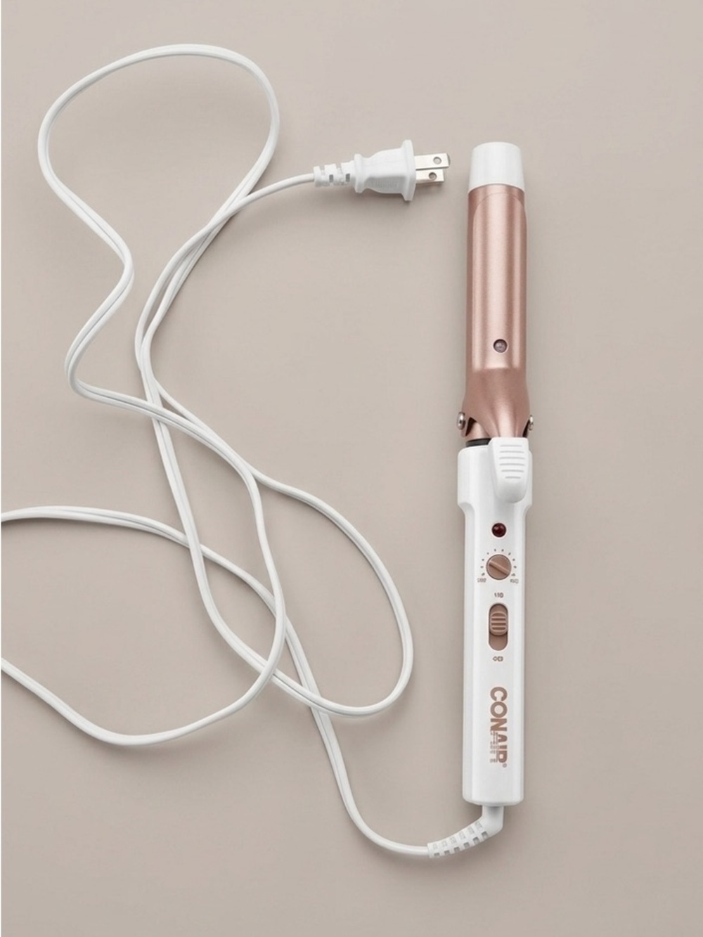 Conair Rose Gold Ceramic Curling Iron - White/Rose Gold
